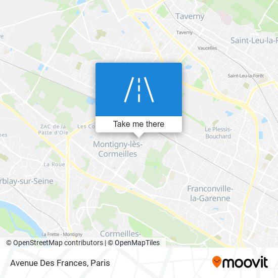 Avenue Des Frances map