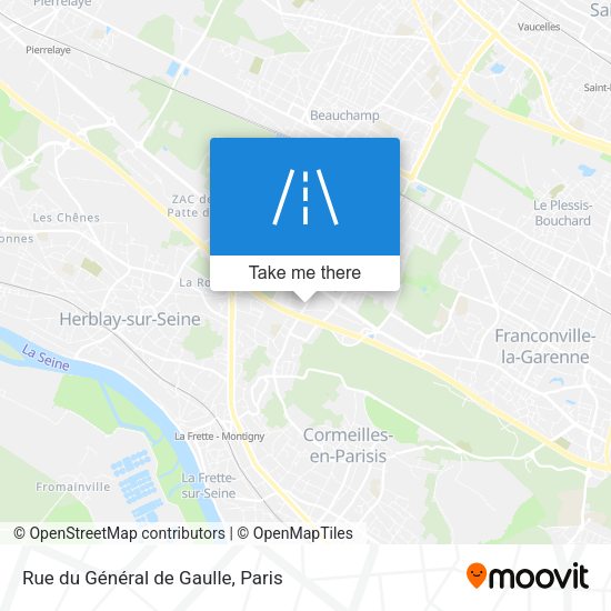 Rue du Général de Gaulle map