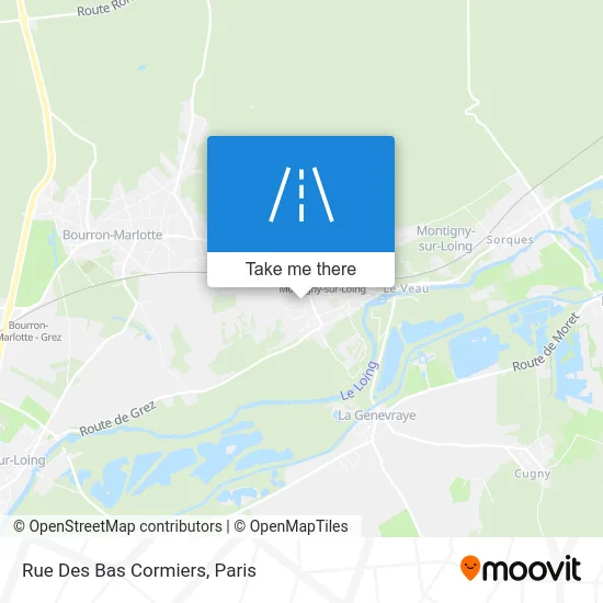 Rue Des Bas Cormiers map