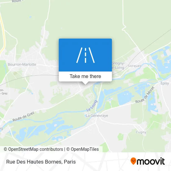 Rue Des Hautes Bornes map
