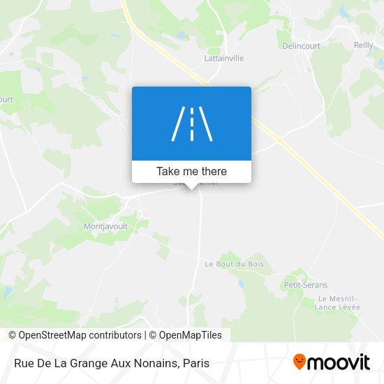 Rue De La Grange Aux Nonains map