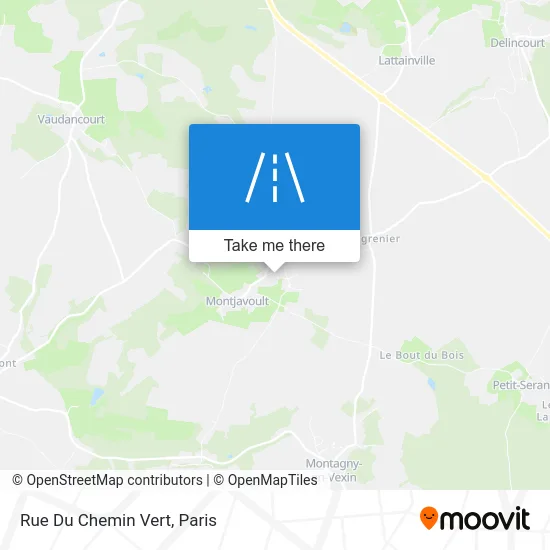 Rue Du Chemin Vert map