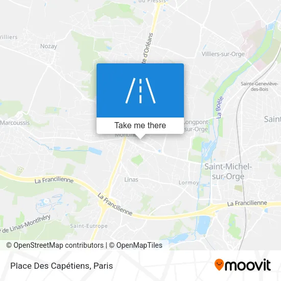 Place Des Capétiens map