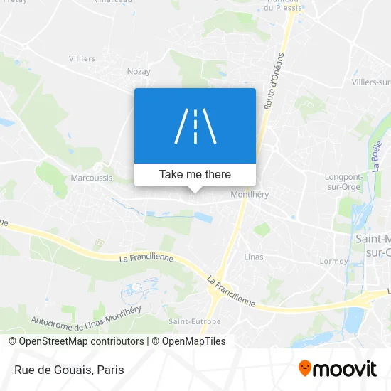 Rue de Gouais map