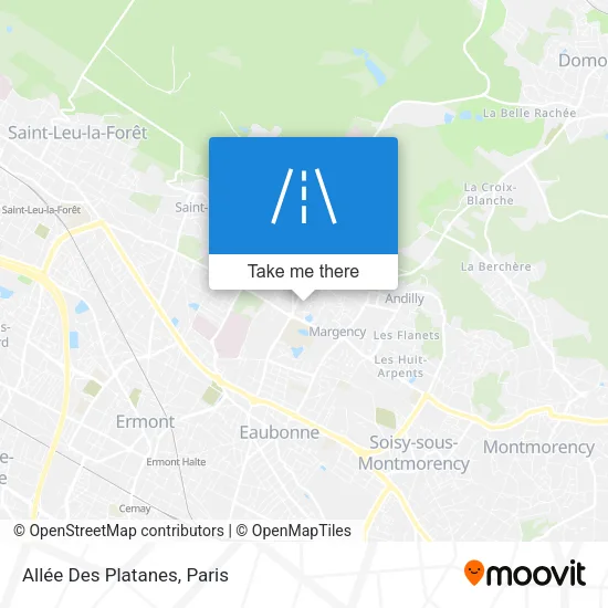 Allée Des Platanes map