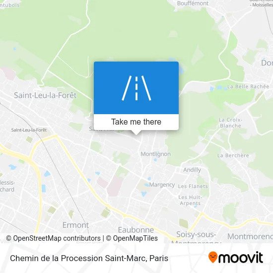 Chemin de la Procession Saint-Marc map