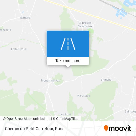 Chemin du Petit Carrefour map