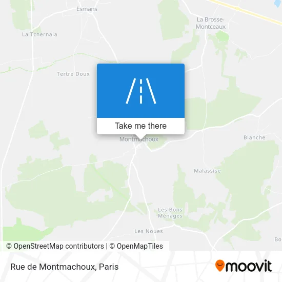 Rue de Montmachoux map