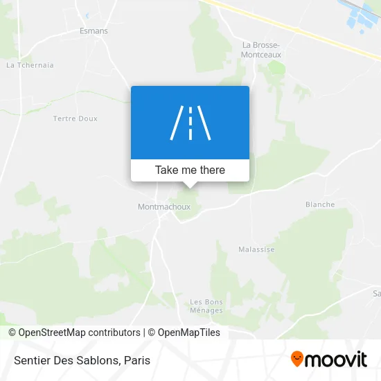 Sentier Des Sablons map