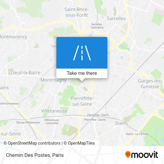 Chemin Des Postes map
