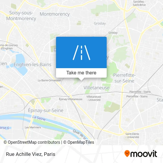 Rue Achille Viez map