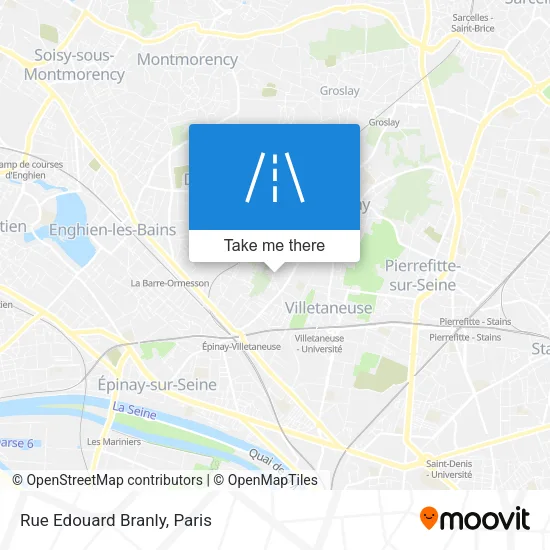 Rue Edouard Branly map