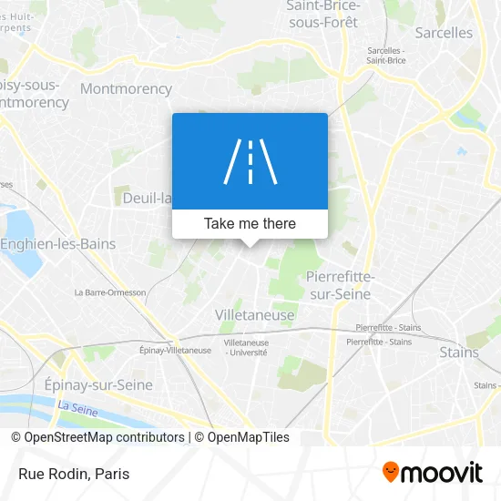 Rue Rodin map