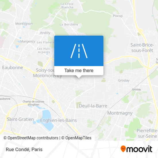 Rue Condé map