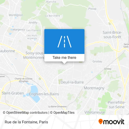 Rue de la Fontaine map