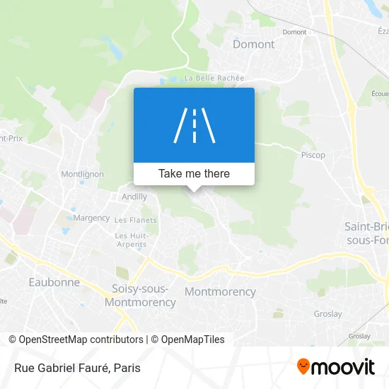 Rue Gabriel Fauré map