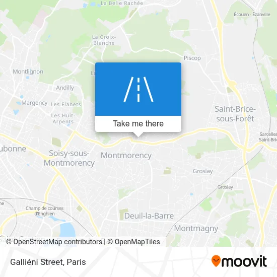 Rue Galliéni map