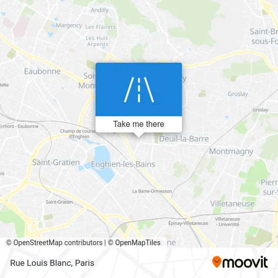 Rue Louis Blanc map