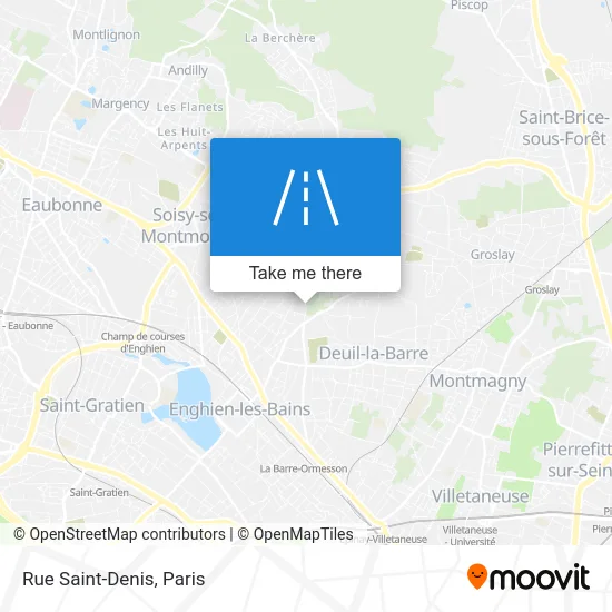 Rue Saint-Denis map