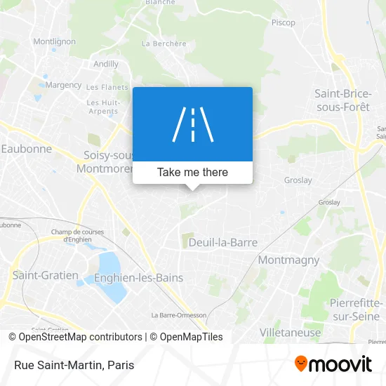 Rue Saint-Martin map