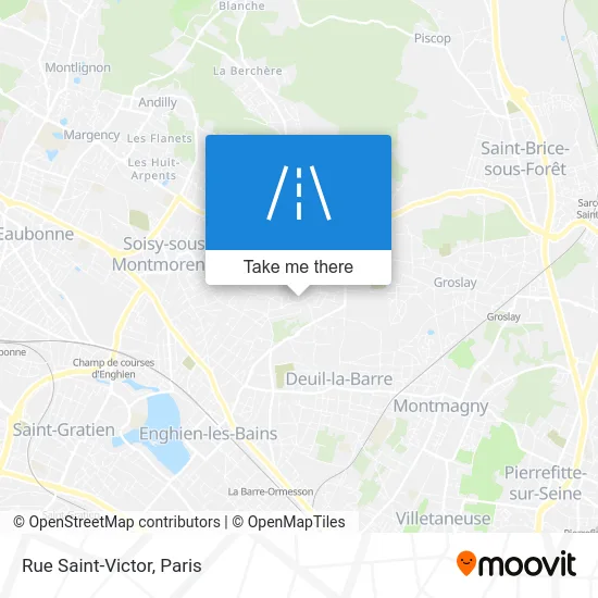 Rue Saint-Victor map