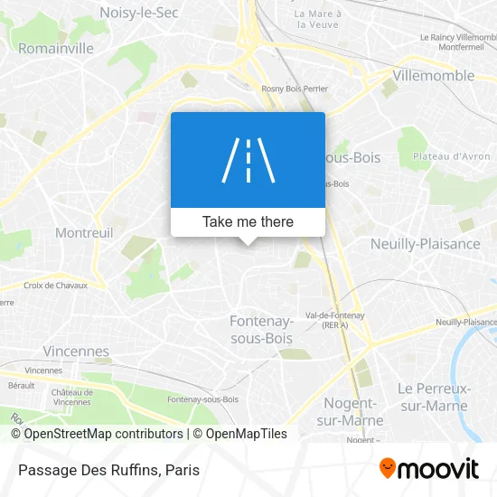 Passage Des Ruffins map