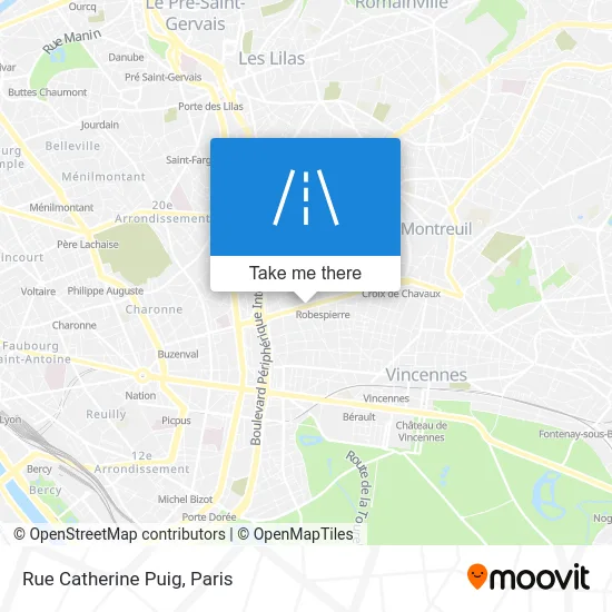 Rue Catherine Puig map