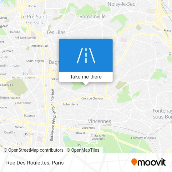 Rue Des Roulettes map