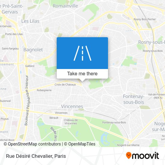 Rue Désiré Chevalier map