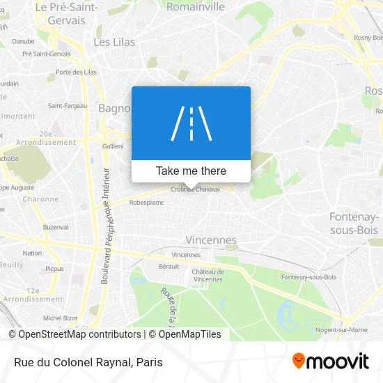 Rue du Colonel Raynal map