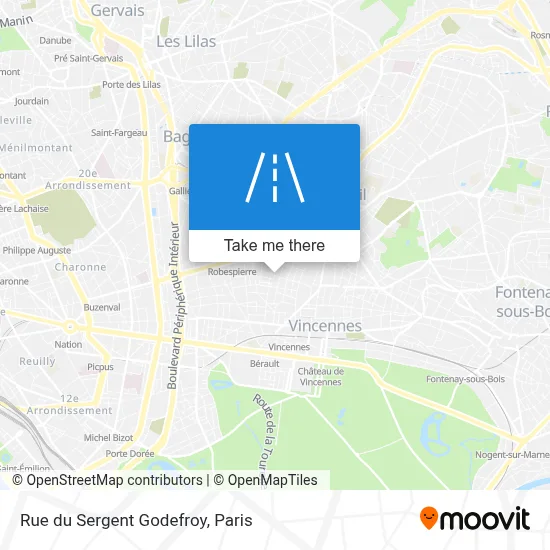 Rue du Sergent Godefroy map