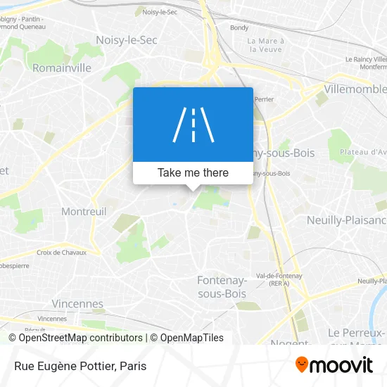 Rue Eugène Pottier map