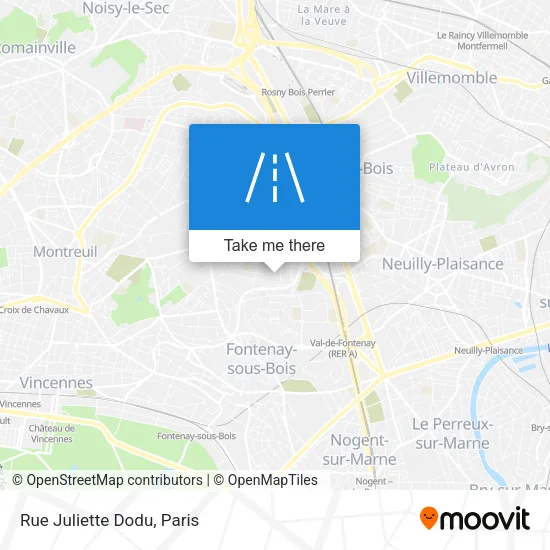 Rue Juliette Dodu map