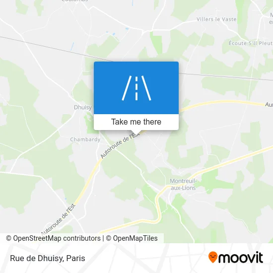 Rue de Dhuisy map