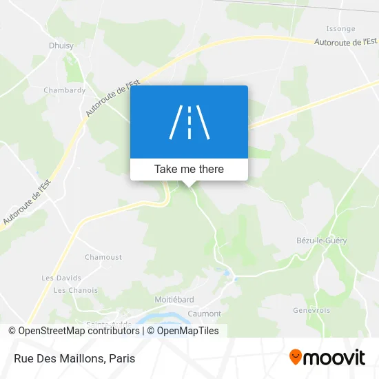 Rue Des Maillons map