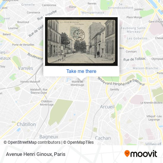 Mapa Avenue Henri Ginoux