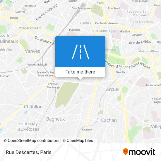 Rue Descartes map