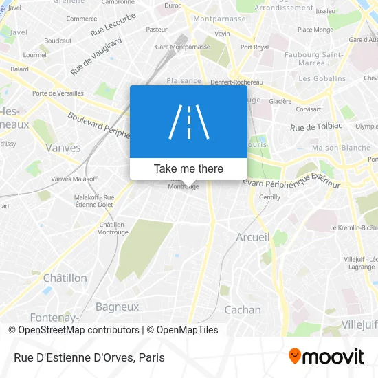 Rue D'Estienne D'Orves map