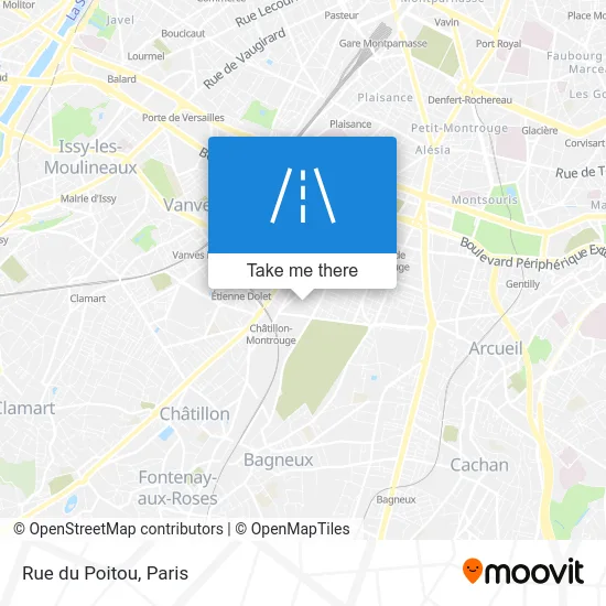 Rue du Poitou map