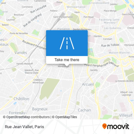 Mapa Rue Jean Vallet