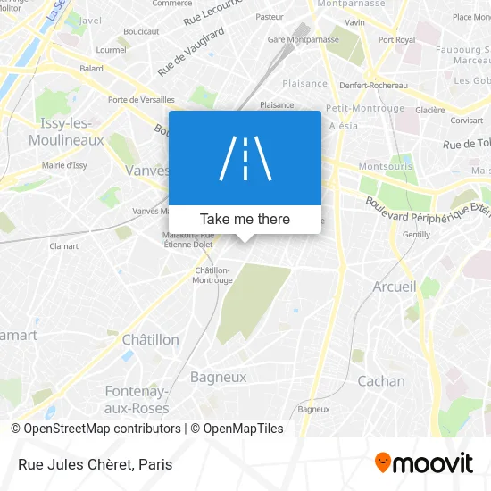Rue Jules Chèret map