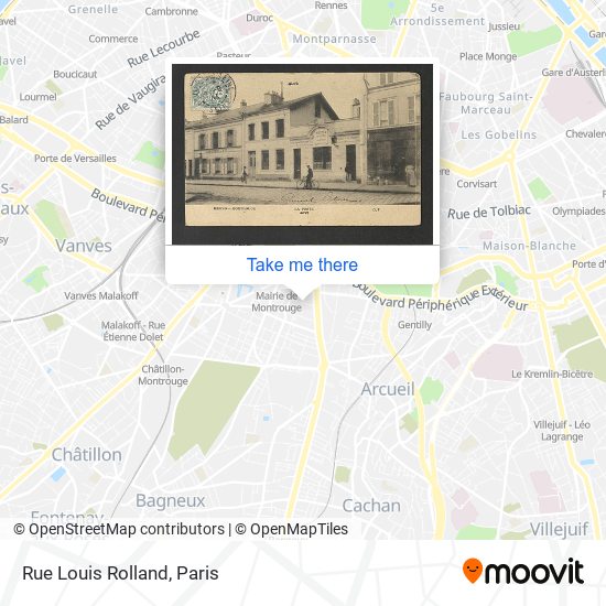Mapa Rue Louis Rolland