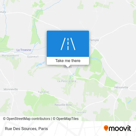 Rue Des Sources map