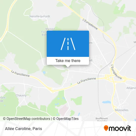Allée Caroline map