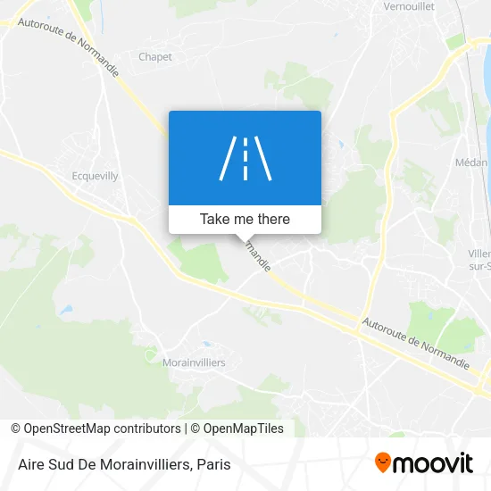 Mapa Aire Sud De Morainvilliers