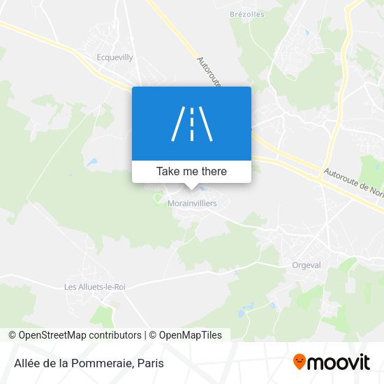 Allée de la Pommeraie map