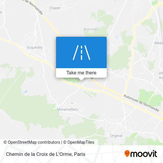 Chemin de la Croix de L'Orme map
