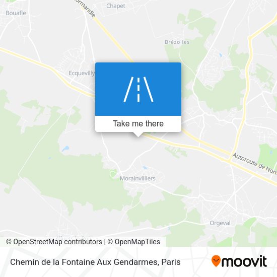 Chemin de la Fontaine Aux Gendarmes map