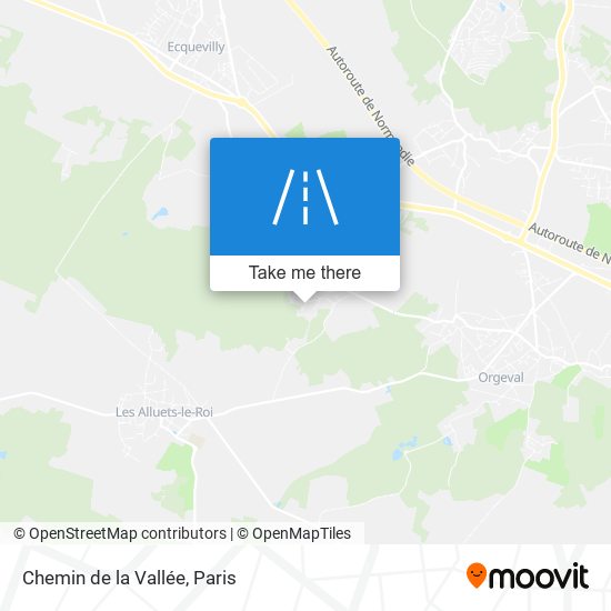 Chemin de la Vallée map