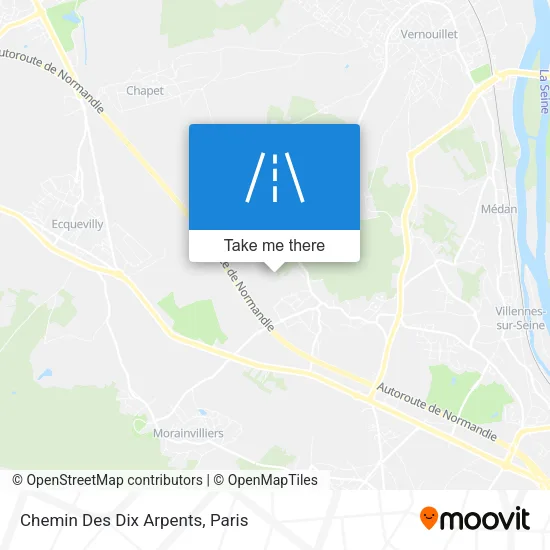 Chemin Des Dix Arpents map